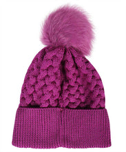 Carica l'immagine nel visualizzatore di Gallery, Cappello in maglia con pom-pon
