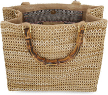 Carica l'immagine nel visualizzatore di Gallery, Tote bag Panarea in rafia
