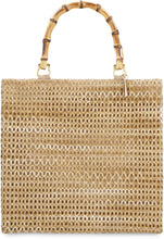 Carica l'immagine nel visualizzatore di Gallery, Tote bag Panarea in rafia
