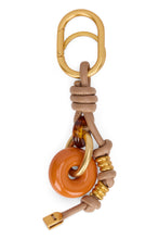 Carica l'immagine nel visualizzatore di Gallery, Portachiavi Charm Donut in pelle di vitello
