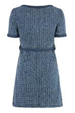 Load image into Gallery viewer, Interweaving detail denim dress

