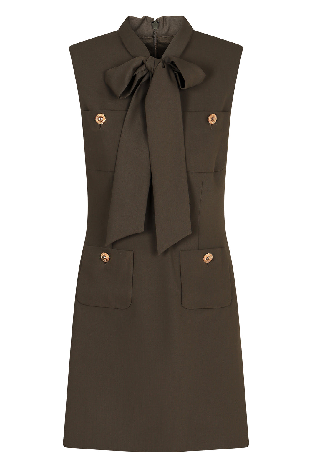 Abito con fiocco sullo scollo