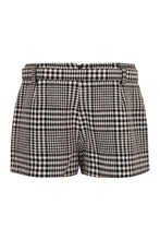 Carica l'immagine nel visualizzatore di Gallery, Gonna-pantalone in motivo pied de poule
