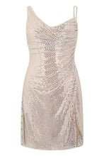Load image into Gallery viewer, Short dress with rhinestones
