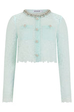 Load image into Gallery viewer, Lace cropped jacket
