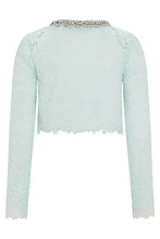 Load image into Gallery viewer, Lace cropped jacket
