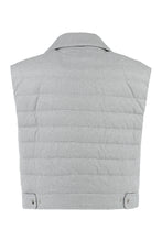 Carica l'immagine nel visualizzatore di Gallery, Gilet imbottito con chiusura a zip
