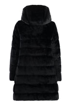Load image into Gallery viewer, Hooded faux fur jacket
