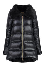 Load image into Gallery viewer, Faux fur collar down jacket
