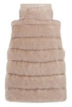 Load image into Gallery viewer, Padded gilet with synthetic fur
