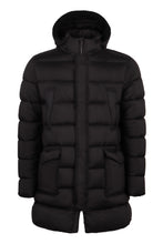 Carica l'immagine nel visualizzatore di Gallery, Piumino lungo in tessuto tecnico

