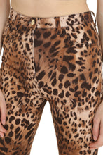 Carica l'immagine nel visualizzatore di Gallery, Jeans skinny stampa leopardata
