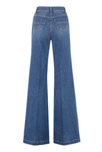 Carica l'immagine nel visualizzatore di Gallery, Pantaloni flared in denim
