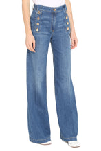 Carica l'immagine nel visualizzatore di Gallery, Pantaloni flared in denim
