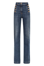 Carica l'immagine nel visualizzatore di Gallery, Jeans straight leg a vita alta
