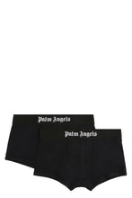 Carica l'immagine nel visualizzatore di Gallery, Set da due boxer in cotone con banda elastica logata
