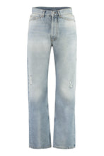 Carica l'immagine nel visualizzatore di Gallery, Jeans straight leg a 5 tasche
