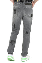 Carica l'immagine nel visualizzatore di Gallery, Jeans straight leg a 5 tasche
