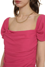 Carica l&#39;immagine nel visualizzatore di Gallery, Abito con drappeggio sul petto
