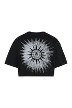 Carica l'immagine nel visualizzatore di Gallery, T-shirt crop con logo
