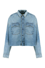 Carica l'immagine nel visualizzatore di Gallery, Camicia corta in denim
