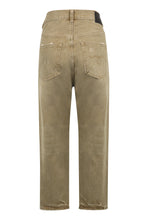 Carica l'immagine nel visualizzatore di Gallery, Cropped jeans in cotone stretch
