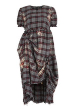 Carica l&#39;immagine nel visualizzatore di Gallery, Abito in cotone scozzese
