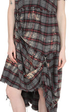 Carica l&#39;immagine nel visualizzatore di Gallery, Abito in cotone scozzese
