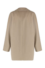 Load image into Gallery viewer, Rebus double-breasted wool and cashmere coat
