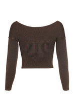 Load image into Gallery viewer, Knitted lurex top
