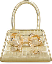 Carica l'immagine nel visualizzatore di Gallery, Micro bag The Bow in pelle
