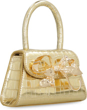 Carica l'immagine nel visualizzatore di Gallery, Micro bag The Bow in pelle
