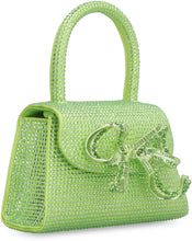 Carica l'immagine nel visualizzatore di Gallery, Bow Bag in raso con strass
