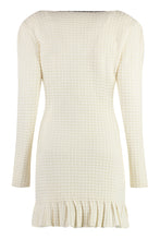 Load image into Gallery viewer, Lace-effect knitted dress
