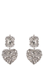 Load image into Gallery viewer, Heart pendant earrings

