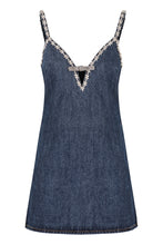 Load image into Gallery viewer, Denim embellished dress
