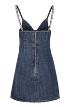 Load image into Gallery viewer, Denim embellished dress
