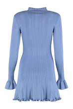 Load image into Gallery viewer, Mini knitted dress with pearl finishes
