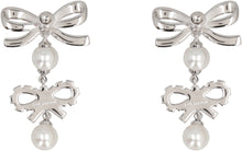 Carica l'immagine nel visualizzatore di Gallery, Orecchini Double Bow Pearl
