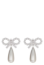 Carica l'immagine nel visualizzatore di Gallery, Orecchini Crystal Bow Pearl

