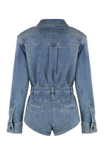Carica l'immagine nel visualizzatore di Gallery, Tuta in denim con strass
