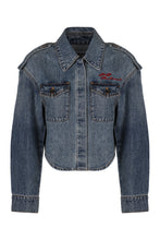 Carica l'immagine nel visualizzatore di Gallery, Giacca in denim con strass
