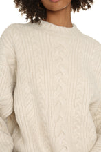 Carica l'immagine nel visualizzatore di Gallery, Maglione girocollo Cable a maniche lunghe
