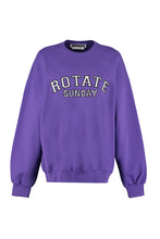 Load image into Gallery viewer, Iris cotton crew-neck sweatshirt
