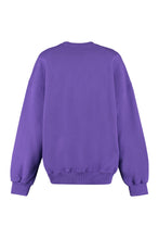 Load image into Gallery viewer, Iris cotton crew-neck sweatshirt
