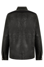 Carica l'immagine nel visualizzatore di Gallery, Overshirt in pelle effetto stropicciato
