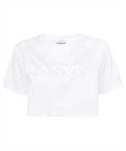 Carica l'immagine nel visualizzatore di Gallery, T-shirt crop con logo
