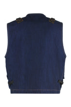 Load image into Gallery viewer, Denim Research - Utility gilet in denim
