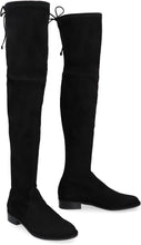 Carica l'immagine nel visualizzatore di Gallery, Stivali over-the-knee Lowland in suede stretch
