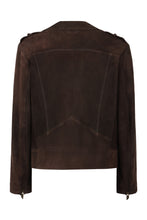 Load image into Gallery viewer, Leather biker jacket
